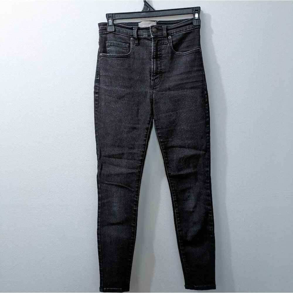 EVERLANE Faded Black Gray Skinny JEANS HIGH RISE Womens 26 REGULAR